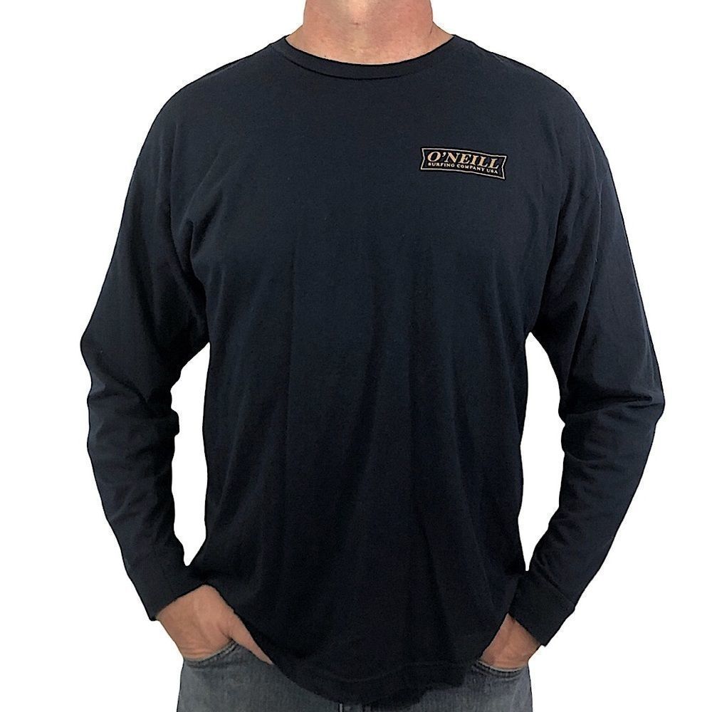 O'Neill Navy Blue Logo T Shirt sz XL
